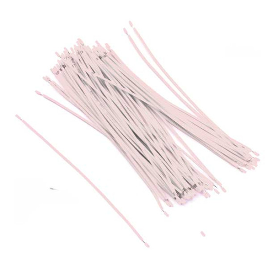 125mm Pre Cut And Stripped Wires -White (10 pcs pack)