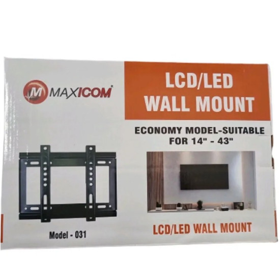  Wall Mount for LCD/LED TVs 14 inch to 43 inch Maxicom M 031