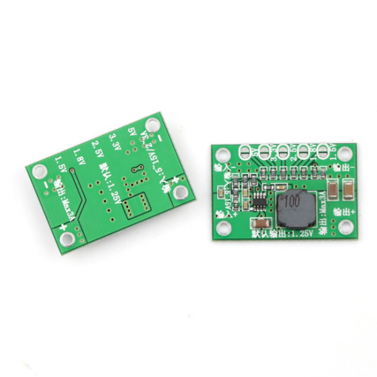 Ca-1235 Dc To Dc Step Down Power Supply Module Buck Converter Input Dc 5-16V To Dc Output 1.25V/1.5V/1.8V/2.5V/3.3V/5V