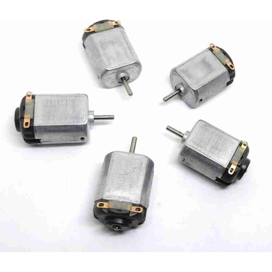 High-Speed DC Toy Motor - 3-6V, 13500 RPM (5 pcs Pack)