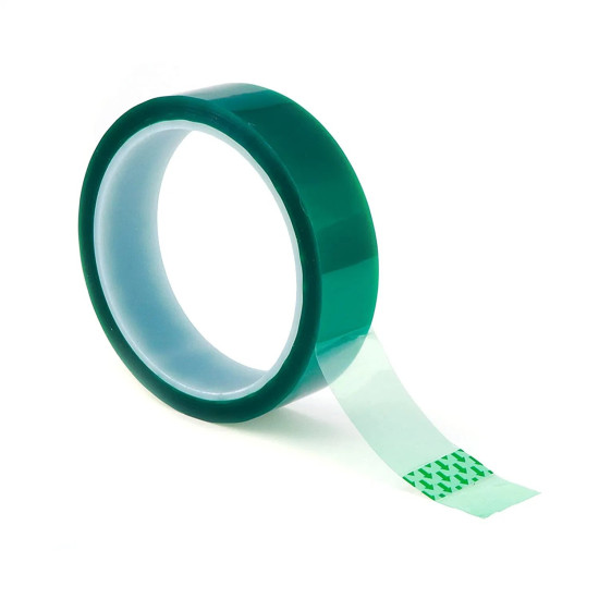 Green Polyester Masking Tape 25mm, 55 Meter